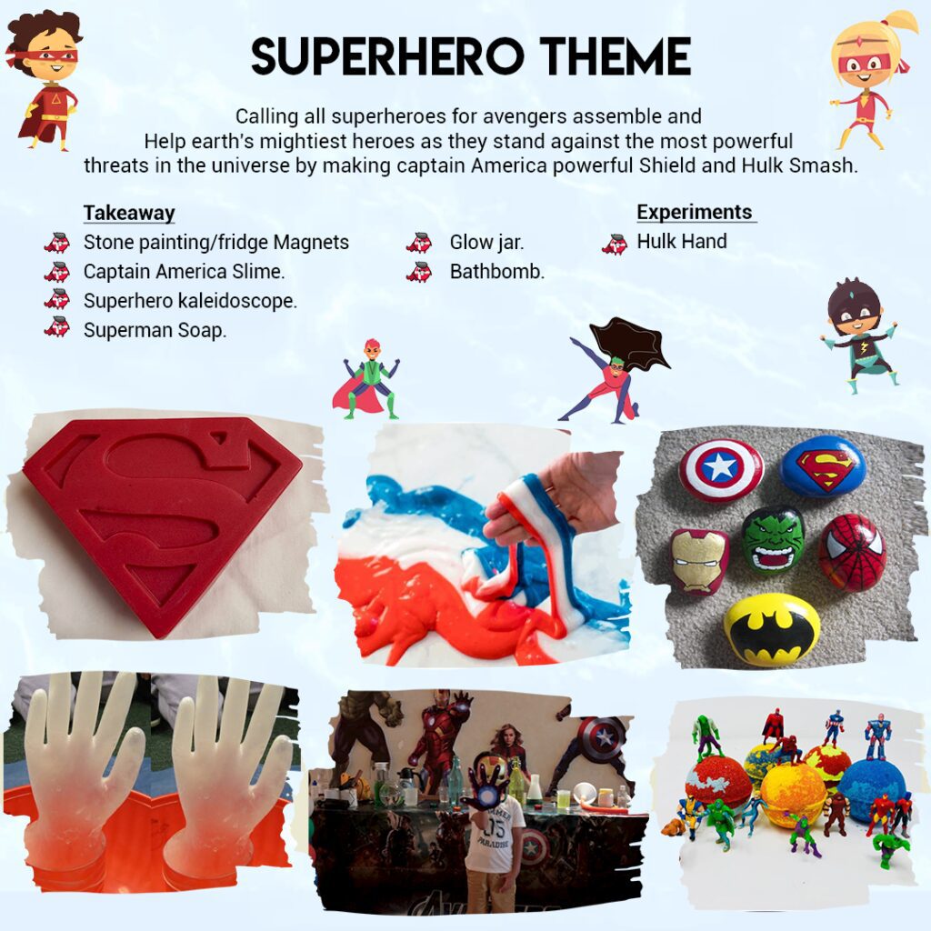 Superhero Theme Science Parties