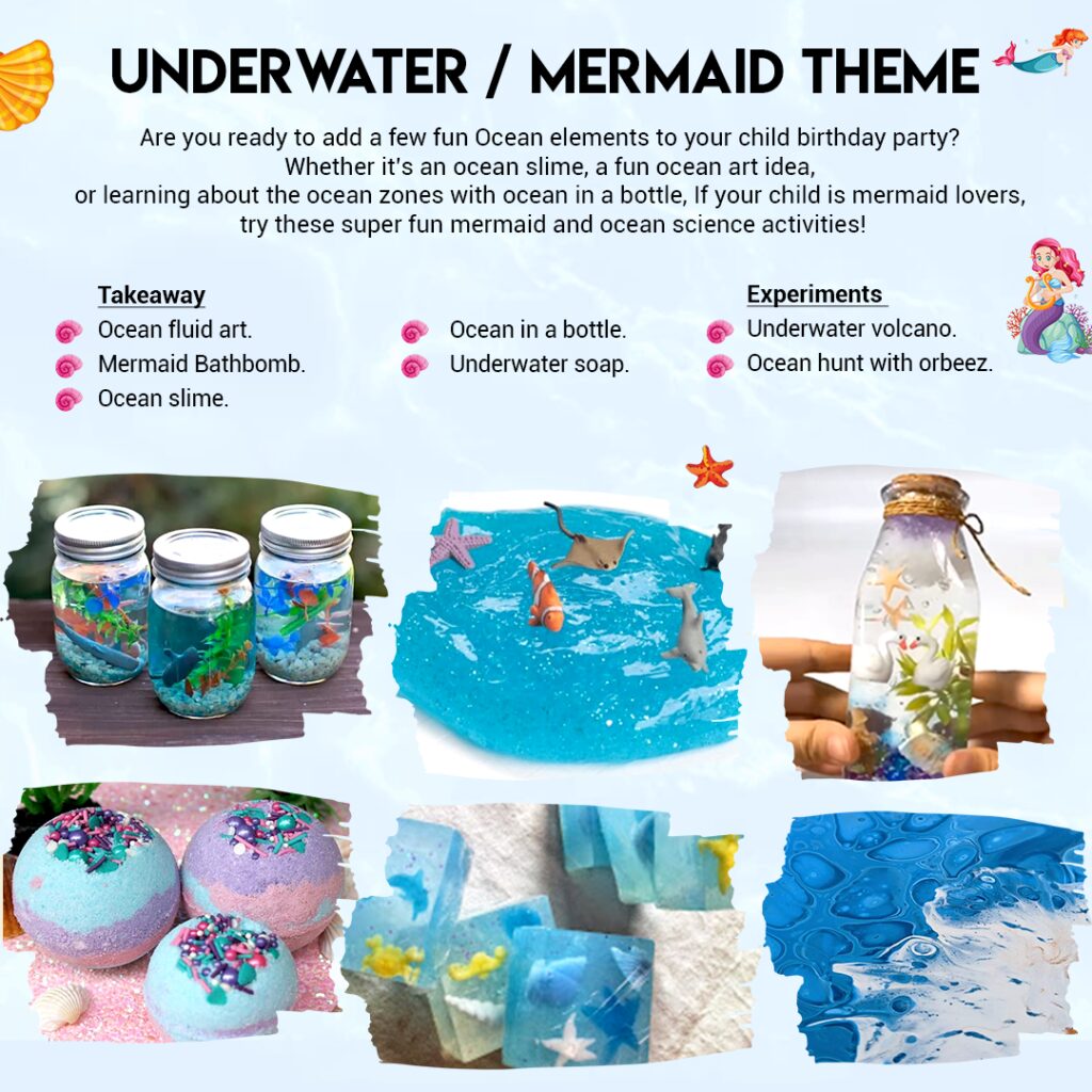 Mermaid Theme Science Party