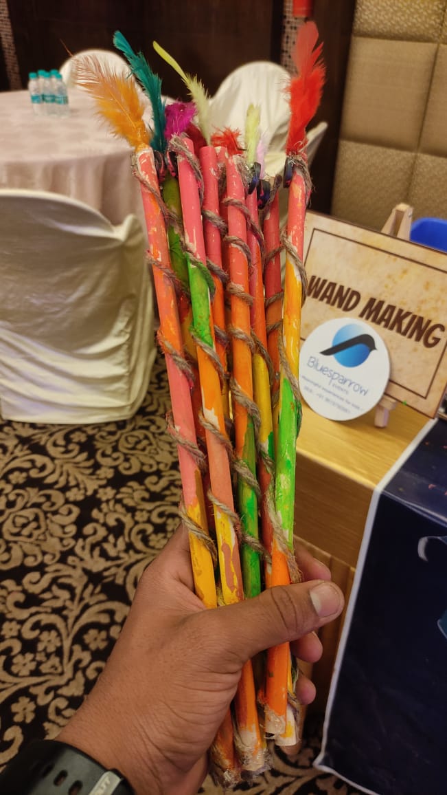 wand making instore activations, family days, carnivals and birthdays