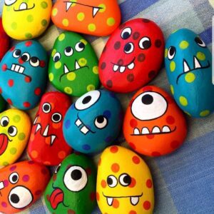 Rock Painting Patterns 2AA instore activations, family days, carnivals and birthdays