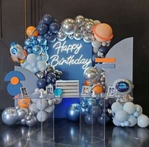 Space theme instore activations, family days, carnivals and birthdays